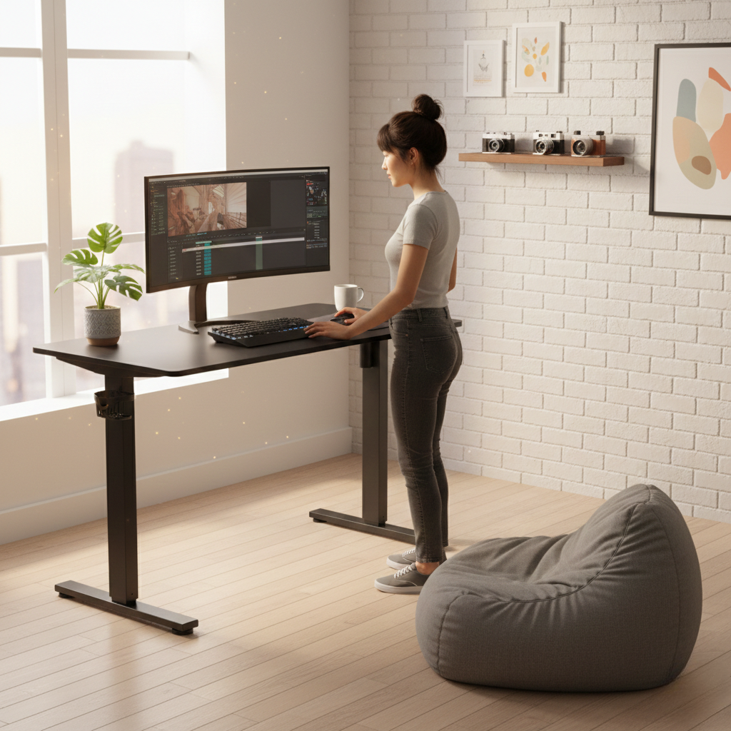 Bureau Électrique Assis-Debout bureautique