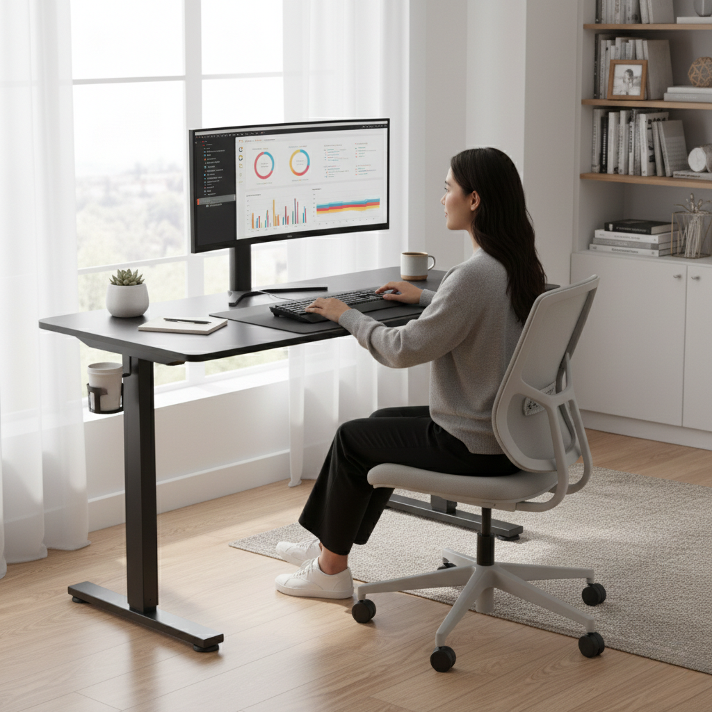 Bureau Électrique Assis-Debout bureautique