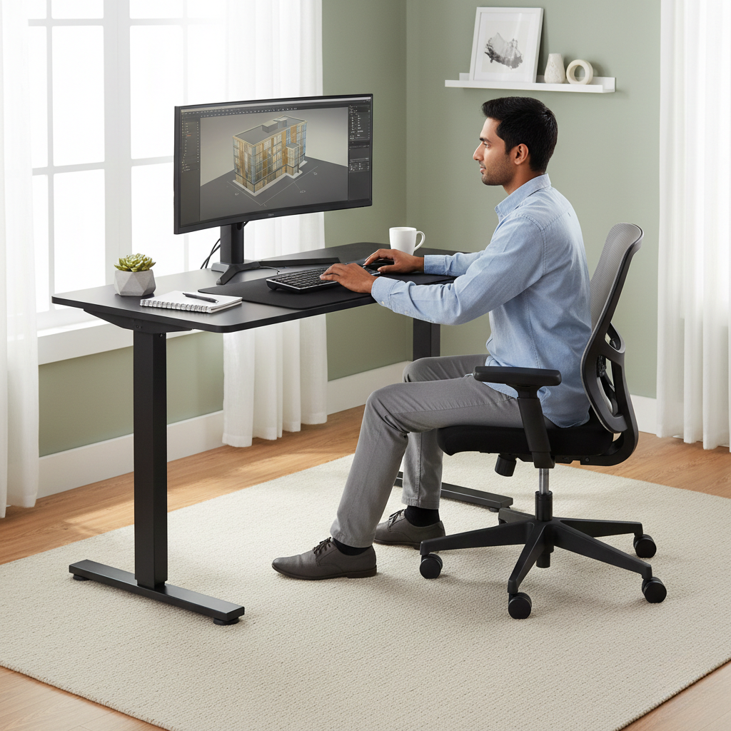 Bureau Électrique Assis-Debout bureautique